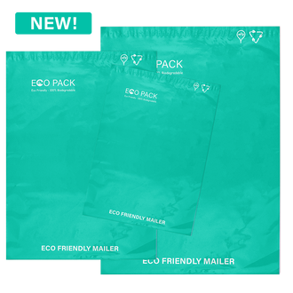 Eco Friendly Biodegradable Mailers (Turquoise)